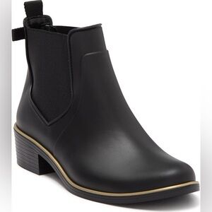 NWOB Kate Spade New York Solstice Black Rubber Rain Boots Sz-10